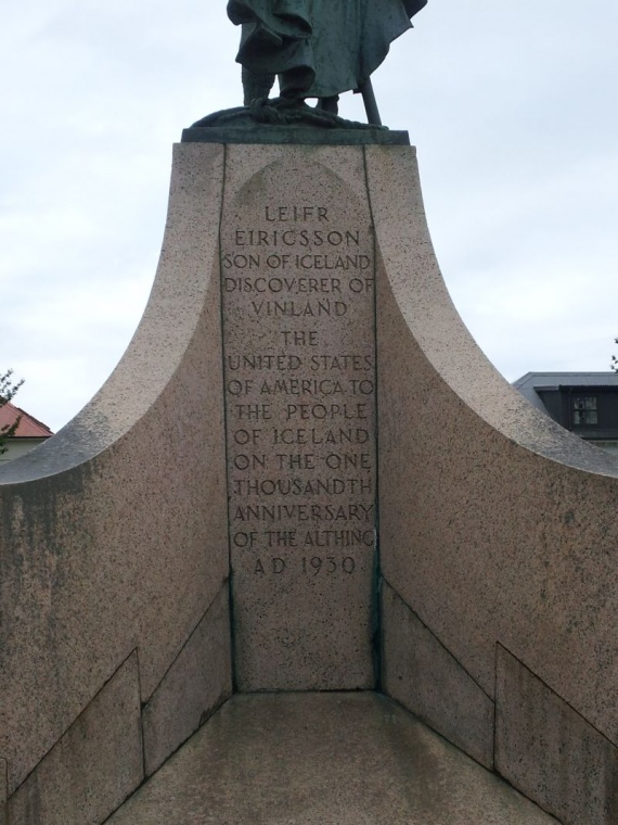 Leif Ericson Reykjavik Denkmal